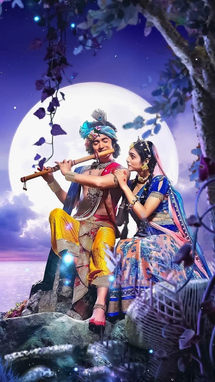 Radha Krishna love wallpaper hd